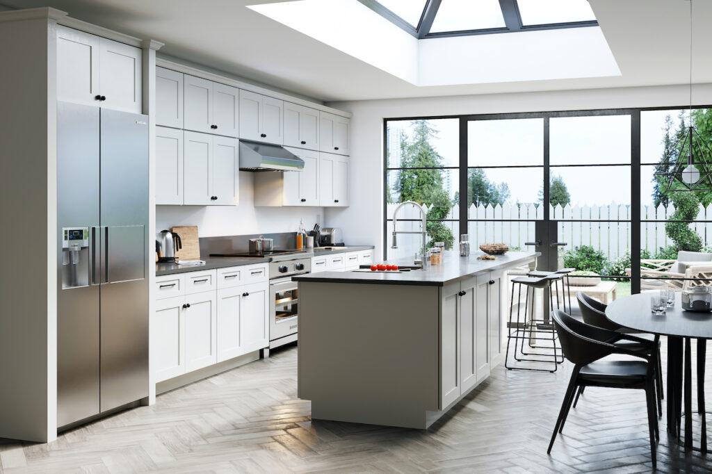 Sierra White kitchen cabinetry
